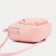 Ryukzak-Mini made of artificial leather with lightning, 1 pocket, pink color