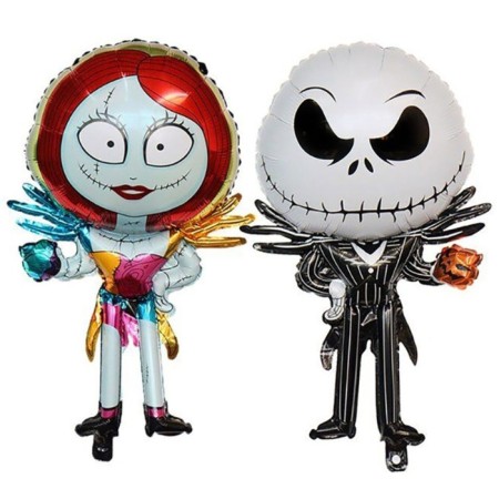 Foil ball 35 "Jack Skelington", figure, 2-sided