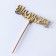 Topper wooden "mommy" Golden give beautifully 14.3x4.6 cm