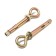 Anchor bolt, with a ring, galvanized, 10x80 mm, 50 pcs