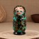 Matryoshka "Chamomile", Green, 5-doll, 19 cm