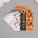 Sticker Paper "Witches hats, pumpkin, ghosts" set of 20 pcs 10x9.2 cm