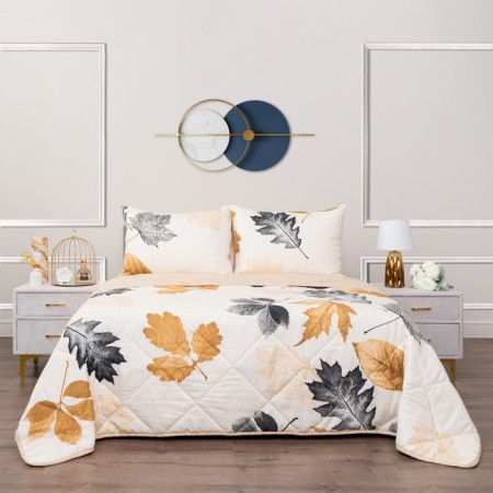A set with a blanket euro Sofi de Marko "Massimo", size 230x250 cm, 200x220 cm, 50x70 cm - 2 pcs