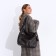 Love bag with lightning, brown color
