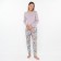 The kit is women's home (longshille/pants), pink color, size 54