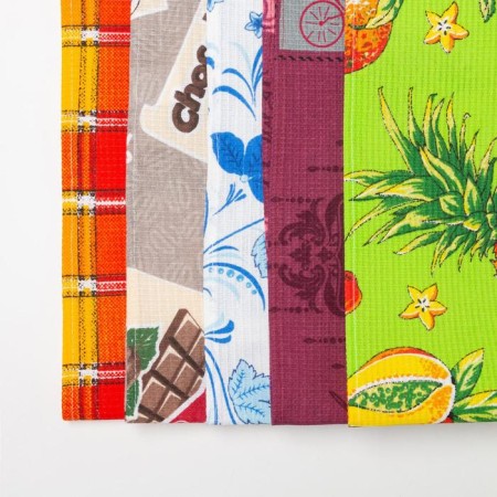 Waffle towel 38x73 cm (FAS 10pcs) mix, 160 g/m2, cotton 100%-4