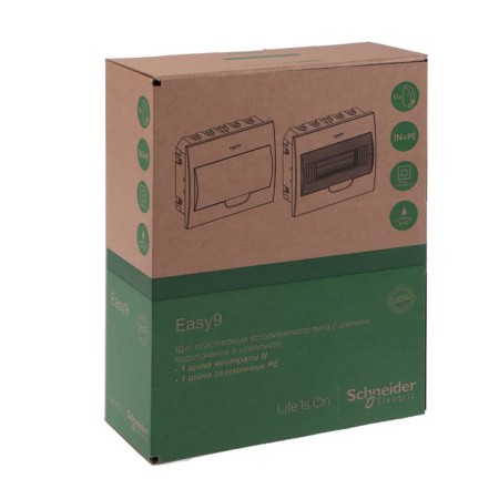 Boxing SE Easy9, 1 row, 12 modules, built -in, IP40, white, EZ9E112S2FRU-4