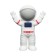 Figure eraser "Cosmonaut", mix
