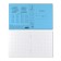 A notebook of 18 sheets in a cage, Erichkrause "Coverprio Vivid classics, plastic cover, offset 100% white, blue