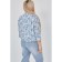 Female blouse, size 68, blue color