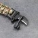 5B1 survival bracelet (paracord, knife, whistle, compass, fire), forest camouflage