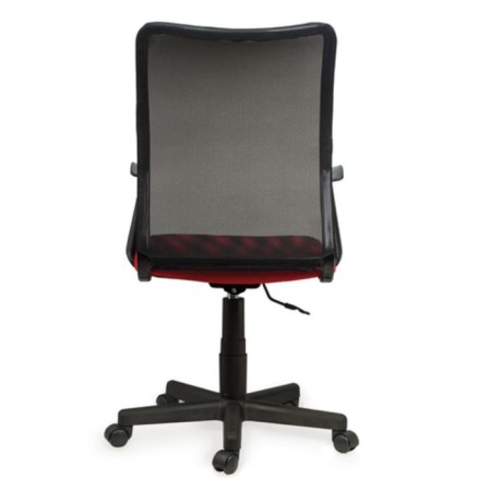 The operator’s chair Brabix Spring MG-307, with armrests, combined red/black-3