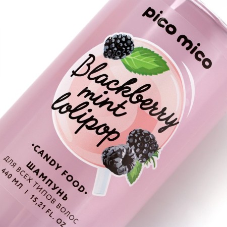 Hair shampoo, 440 ml, berry aroma, Pico Mico-3
