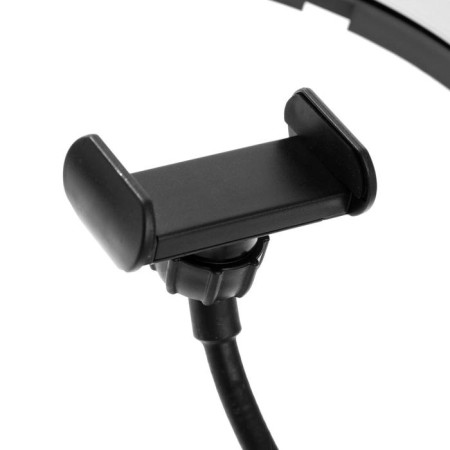 LED ring lamp M33, lamp 32 cm, 10 watts, black-2