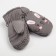 Mittens of winter children's minku, gray color, size 16 (18 cm)