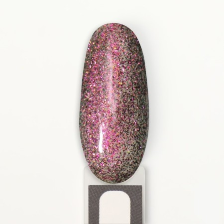 Gel nail polish, “Chameleon”, 3 phase, 8ml, LED/UV, raspberry/green color (08)-7