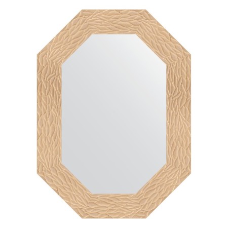 Mirror in the baguette frame, gold dunes 90 mm, 56x76 cm