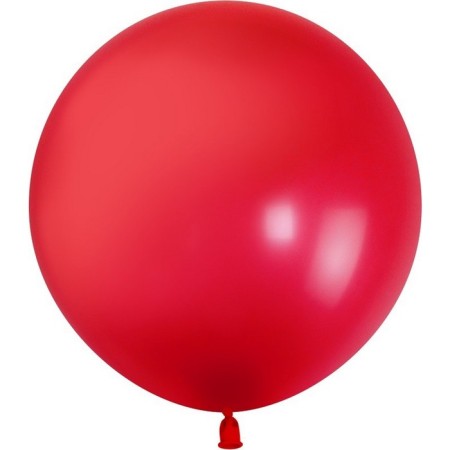 Latex ball 36 ", pastel, 1 pc., Red