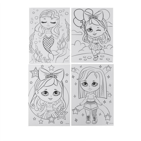 Set for drawing "Cool girls", 150 items-4