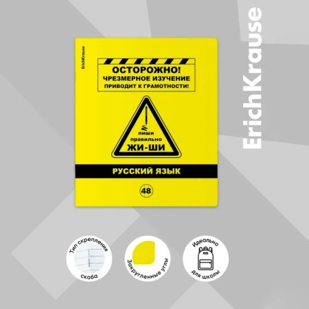 A set of subject notebooks 48 sheets, 12 pieces, Erichkrause "BENFORMED", plastic cover silk-screen cover, OFSET BELICE 100%, info block-31