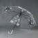 Umbrella children's "Raccoon" semi -automatic transparent, d = 90cm
