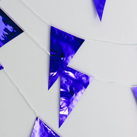 Garland "flags", 20 flags, 10 meters, blue color-2