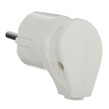 Electric fork Universal A105, with grounding, corner, 16 A, 250 V, euros, white-1