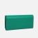 Women's wallet on magnets, green color