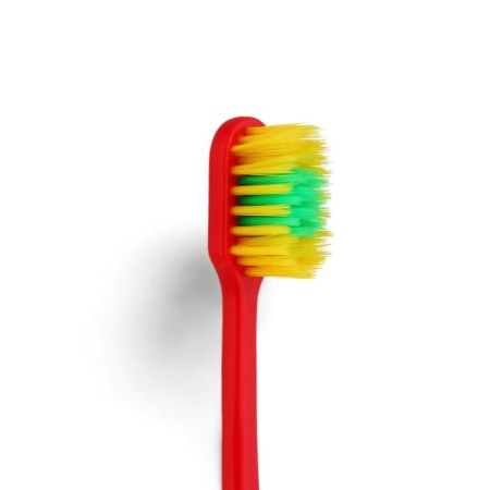 A toothbrush with a wide cleaning head and super -tank bristles, Japanese style-8