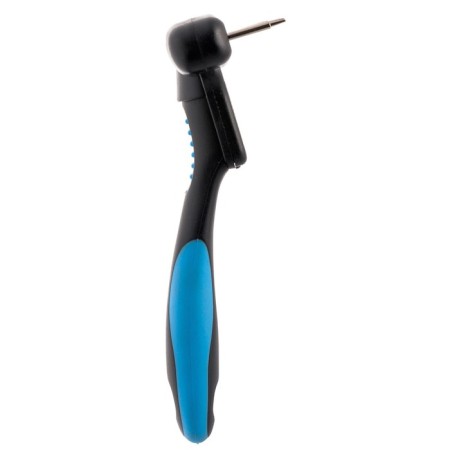Delight-combed combing, floating small, short teeth 22 mm, black and blue-1