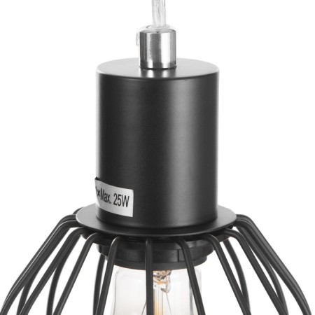 Suspension lamp "Loft" 1x25W E27 Black 12x116x11-6