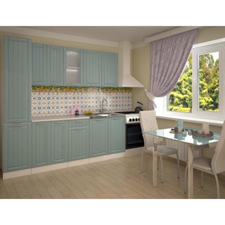 Cabinet of hinged royalwood, 300x600x720, white/blue Provence-1