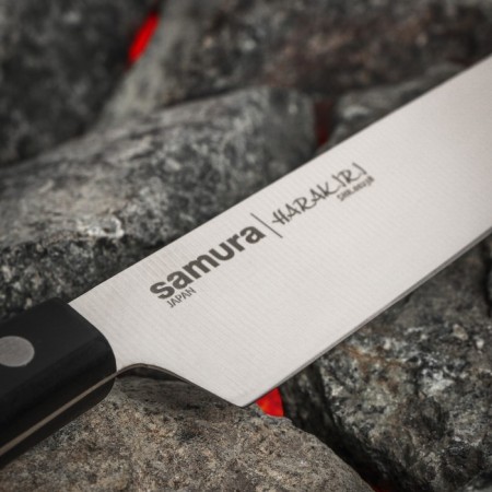Kitchen knife samura harakiri, universal, blade 15 cm, black hilt-2