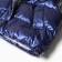 Warm vest for girls, blue color, height 110-116 cm