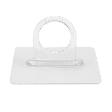 Holder with an adhesive surface of the tundra, d = 25 mm, 68x68 mm, transparent-17