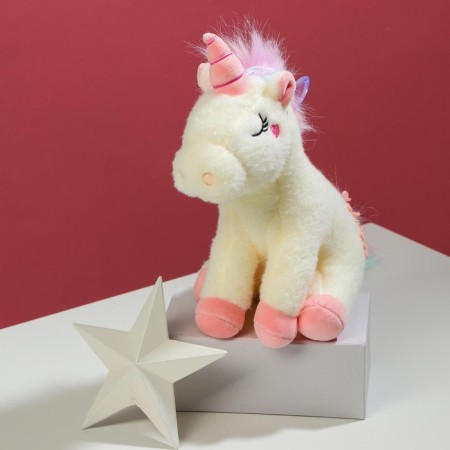 Soft toy "I believe in you", unicorn, mix, 25 cm-3