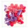 Decorative element on the rope "Mood" 2 balls, d = 1.5 cm, set 18 pcs., Color mix