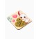 Magnet with a stamp-layer, "for mommy", 7 × 7 cm
