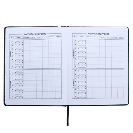 Universal Diary Grade 1-11, 48 sheets of "guitar", a solid cover of artificial leather, lies, an offset unit-7