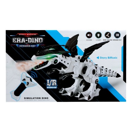 Robot Dragon, on the control panel, interactive: musical, steam, sound, light, batteries-8