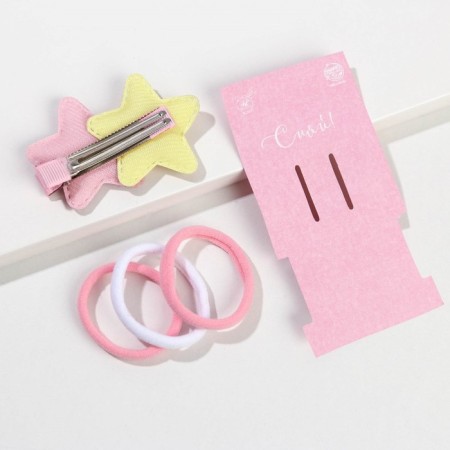 Gum (3 pcs.) And hair clip "Happy New Year!", Set-2