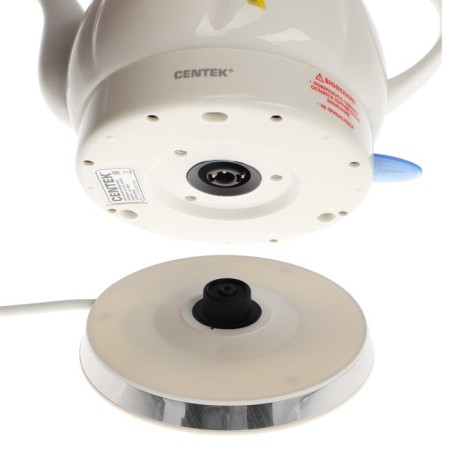 Electric kettle Centek CT-0062, ceramics, 2 l, 2000 watts, "Herbera"-6