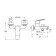 Santek bathtub "Taos", short surplus, with accessories, black matte