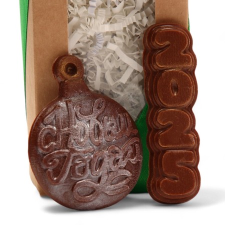 Milk chocolate "Happy New Year 2025", 40 g-1
