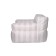Handwalking chair "Coos", size 80x90 cm, milk color, mobble