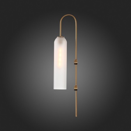 Wall lamp ST LUCE. SL1145.351.01. Callana. 1x60 watts, E27, 10x78 cm, brass color-4