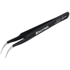 Antimagnetic Kraftool Pinzet, antistatic, curved, precision, 116 mm