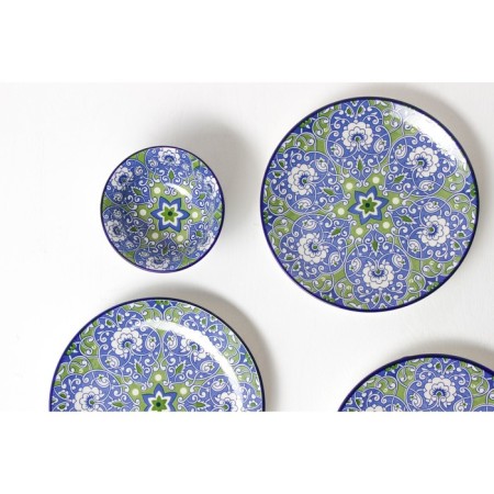 Basilnik ceramic shade "Javlon", 600 ml, d = 14.5 cm, blue color-7