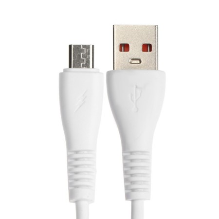ONE Depot S01V, microUSB - USB, 2.4 A, 1 meter, white-1