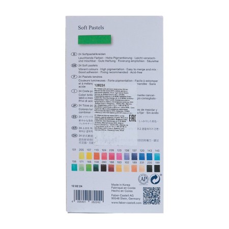 Pastel dry, set 24 colors, Soft, Faber-Castell Gofa Mini, Artistic 128224-2